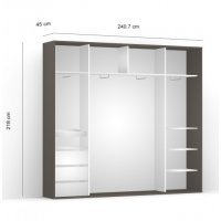 DRESSING LEX 241-218-45 D GRI/JSZ/O